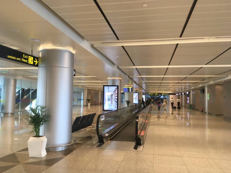 Arrival Hall at Rajiv Gandhi International Airport - Hyderabad,  India on 11th September 2023 as JPG File